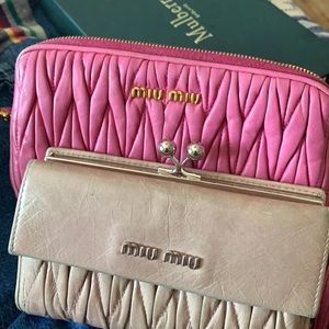 Mui mui Biege wallet only